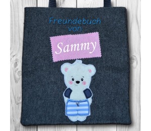 Stickdatei - zARTbesaitet - Schwimmbär